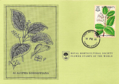 RHS Maximum Card - Kiribati 1981