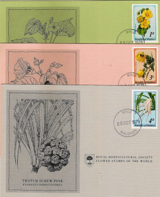 RHS Maximum Card - Maldives 1979