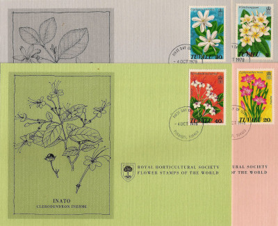 RHS Maximum Card - Tuvalu 1978