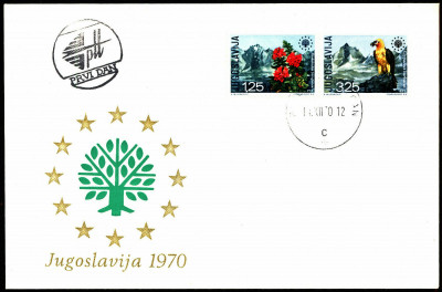 Yugoslavia FDC 1970 Mi 1406-1407 Nature protection