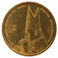 2001 r.  2 zł. Kard. Stefan Wyszyński.