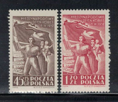 Polska 1952 Fi 586-87 **
