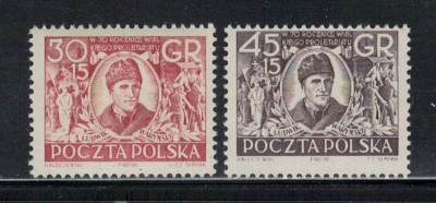 Polska 1952 Fi 624-25 **