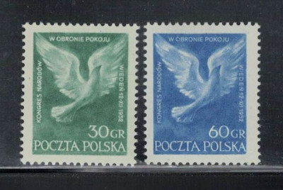 Polska 1952 Fi 651-52 **