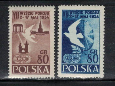 Polska 1954 Fi 707-08 **