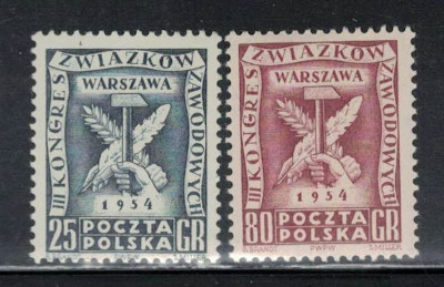 Polska 1954 Fi 709-10 **