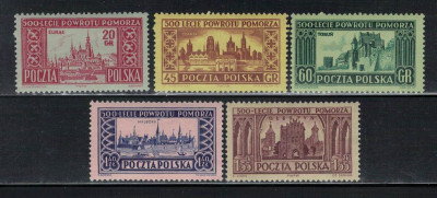 Polska 1954 Fi 732-36 **