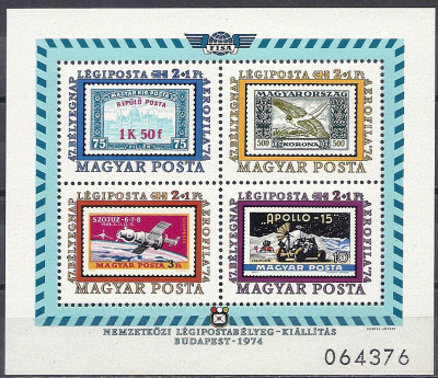 1974 r Węgry Blok 3013 - 3016**