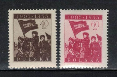 Polska 1955 Fi 802-03 **