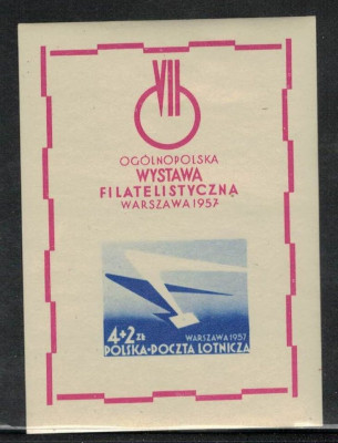 Polska 1956 Fi Blok 20 **