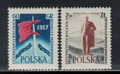Polska 1957 Fi 886-87 **