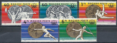 1976 r Węgry 3187 - 3191**
