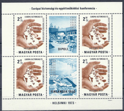 1973  Węgry Blok 99**