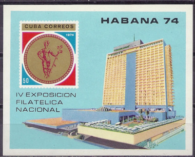1974 Kuba  Blok 100**