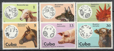 1975 r Kuba Mi 2095 - 2100**