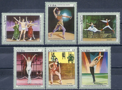 1976 r Kuba Mi 2172 - 2177**