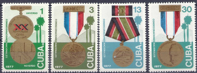 1977 r Kuba Mi 2234 - 2237**.