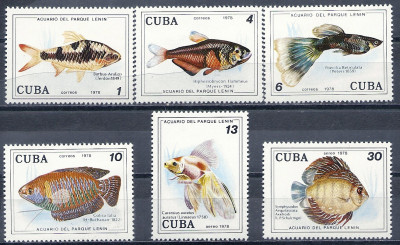 1797 r. Kuba Mi 2307 - 2312**