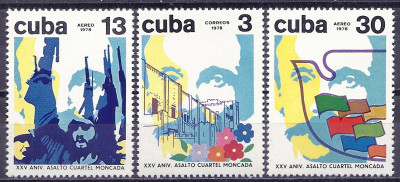 1797 r. Kuba Mi 2319 - 2321**