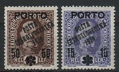 Czechoslowakia 1919. PORTO