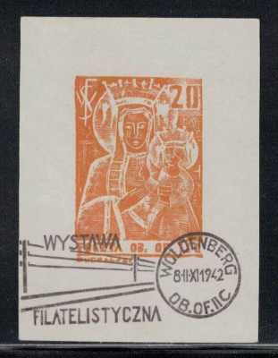 Polska - Poczta Obozowa 1942 Fi Blok 2 *
