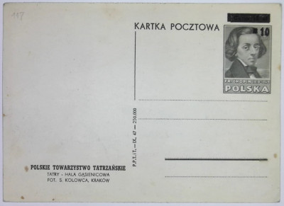 1949 r. Kartka Pocztowa Cp 117c **