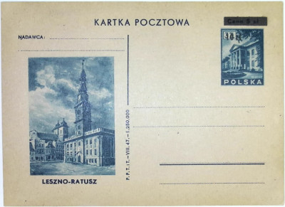 1949 r. Kartka Pocztowa Cp 115 **