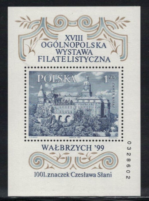 Polska 1999 Fi Blok 166B **