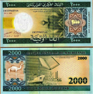 MAURETANIA 2004-komplet 5 banknot&oacute;w UNC!