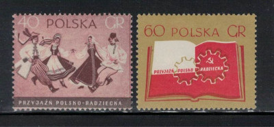 Polska 1956 Fi 833-34 **