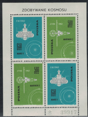 Polska 1963 Fi Blok 40 II **