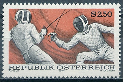 1974 r. Austria  Mi 1499**
