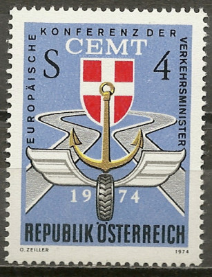 1974 r. Austria  Mi 1500**
