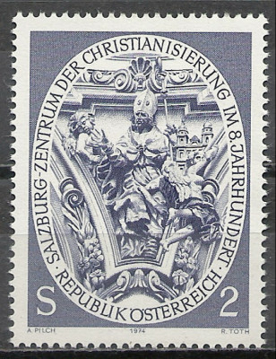 1974 r. Austria  Mi 1501**