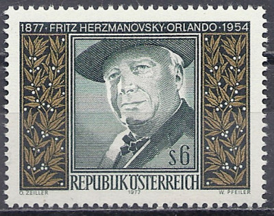 1977 r. Austria  Mi 1592**