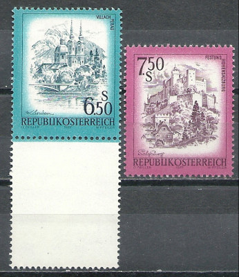 1977 r. Austria  Mi 1594 - 1595**