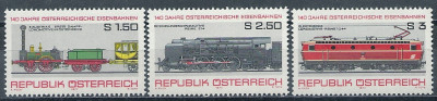 1977 r. Austria  Mi 1604 - 1606**