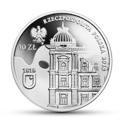 10 zł - 200 lecie Akademii Sztuk Pięknych w Krakowie