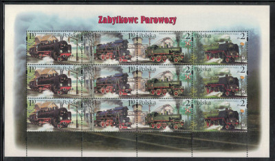 Polska 2002 Fi Ark 3847-50 **