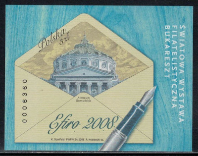 Polska 2008 Fi Blok 209A **