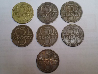 Zestaw 5 gr - r&oacute;żne roczniki - polecam