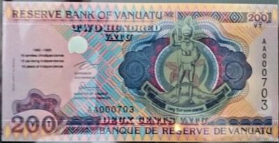 VANUATU 1995-P9-200 vatu UNC-RZADKI!