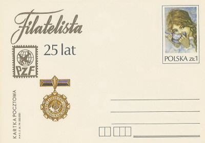 Cp 739 : 25 lecie dwutygodnika Filatelista