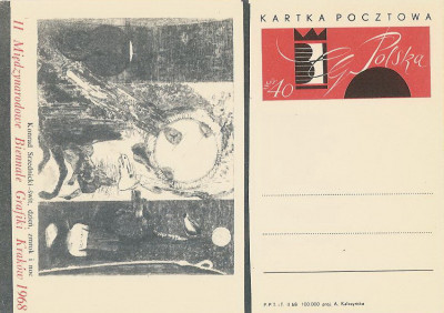 Cp 378 c - II Mn. Biennale Grafiki