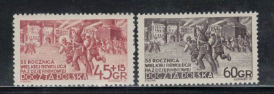 Polska 1952 Fi 641-42B **