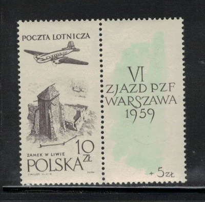 Polska 1959 Fi 956a z przyw. **