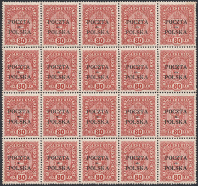 1919 Wydanie Krakowskie 20szt ** Wiatrowski Fi43