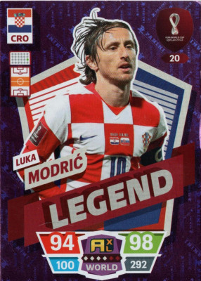WORLD CUP QATAR 2022 LEGEND 20 LUKA MODRIC