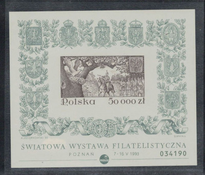 Polska 1993 Fi blok 152A **