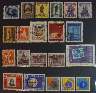 Zestaw lata 50-te kasowane